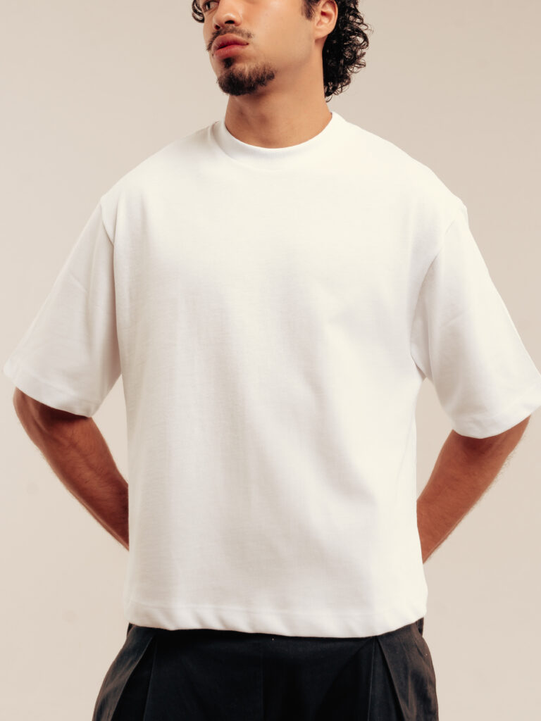 Camiseta Over Boxy Branca