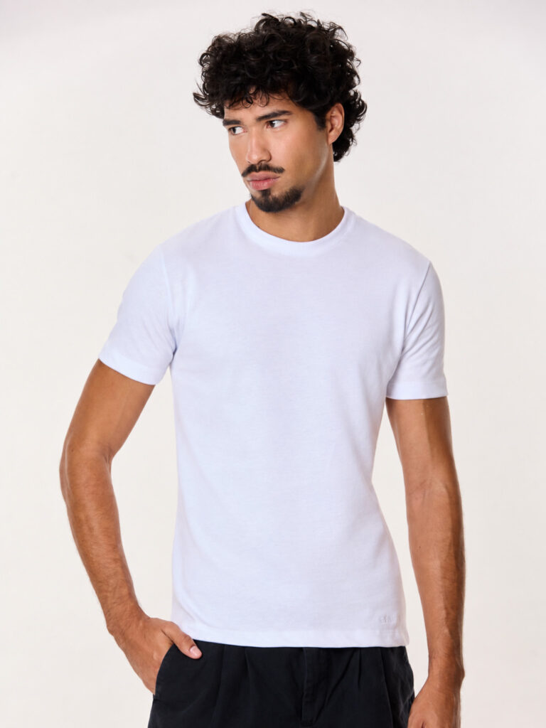 Camiseta GÄNDRA Malha Barcelona Branca